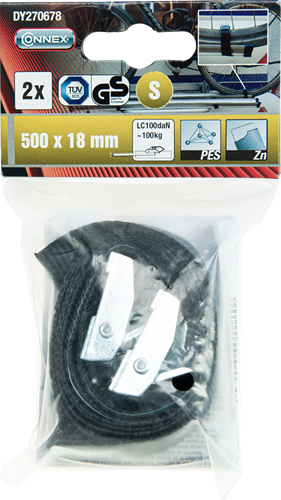 Cinghia di tensione Connex mini 18x500mm pes 100kg - dy270678