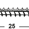Connex sheet metal screw pan 4.2x25 18pcs stainless steel-a4 - dy4824225