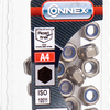 Connex contratuerca + anillo de nylon m5 24uds acero inoxidable-a4 - dy4910005