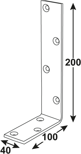 Connex cuadrado curvo 200x100x40 bvz - dyb2004011