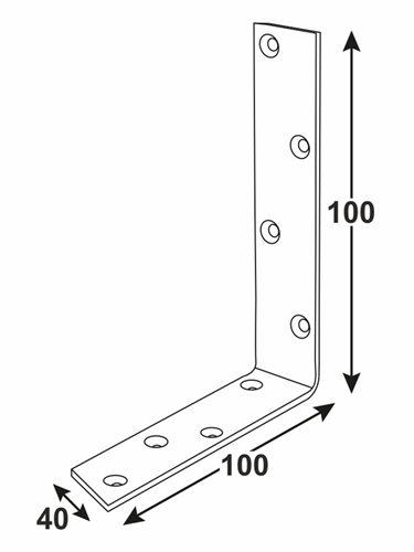 Connex curvo quadrato 100x100x40 bvz - dyb2004041