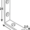 Connex 10 pz piegati. quadrato 25x25x10 bvz - dyb2005651