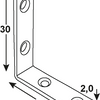 Connex 10 pz piegati. quadrato 30x30x10 bvz - dyb2005661