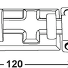 Cancello di sicurezza piatto Connex 120 sb bvz - dyb2206611