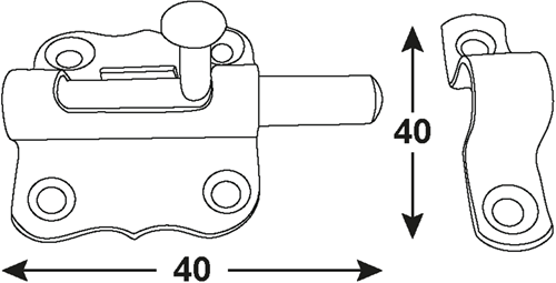 Bullone scatola Connex 40x40 sb bvz - dyb2207151