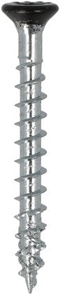 Vite raccordo Dynaplus zincata testa piana filetto totale - 8mm testa nera torx tx20 ​​4,5x40 | 200 pezzi - 0285.01.33605