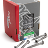 Vite da costruzione Dynaplus rivestimento AR testa piatta filetto parziale + punta tagliente torx tx30 6.0x60 35 | 100 pezzi - 0281.08.50001