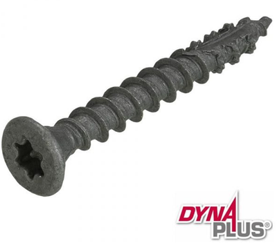 Vite da costruzione Dynaplus con rivestimento AR testa piatta filetto pieno + punta tagliente torx tx30 6.0x50 | 100 pezzi - 0281.08.49901