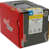 Vite da costruzione Dynaplus zincata testa svasata filetto parziale + punta tagliente torx tx30 6,0x100 55 | 100 pezzi - 0281.01.50601