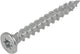 Vite da costruzione Dynaplus zincata testa svasata tutto filetto + punta tagliente torx tx30 6,0x50 | 100 pezzi - 0281.01.49901