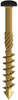 Tornillo fachada dynaplus ar-bronce culata rosca parcial cabeza negra torx tx15 4.0x50 28 | 200 piezas - 0284.08.25905