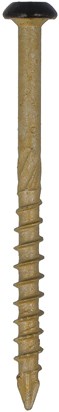 Vite per facciate Dynaplus testa cilindrica in bronzo ar filetto parziale testa nera torx tx20 ​​4,5x50 28 | 200 pezzi - 0284.08.33905