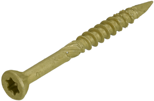 Dynaplus glaslatschroef ar-bronze platkop deeldraad-75° torx tx15 3.5x40 22 | 200 stuks - 0287.08.17601