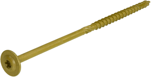 Tornillo de construcción para madera Dynaplus ar-bronce contracabeza rosca parcial + punta de corte torx tx40 8.0x100 55 | 50 piezas - 0286.08.62601