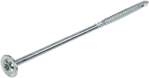 Tornillo construcción madera Dynaplus contra cabeza galvanizada rosca parcial + punta de corte torx tx30 6.0x180 80 | 50 piezas - 0286.01.51301