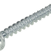 Tornillo construcción madera Dynaplus contra cabeza galvanizada rosca completa + punta de corte torx tx30 6.0x60 | 100 piezas - 0286.01.50001