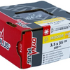 Tornillo Dynaplus MDF galvanizado cabeza plana rosca parcial-75° torx tx15 3,5x35 20 | 200 piezas - 0287.01.17401
