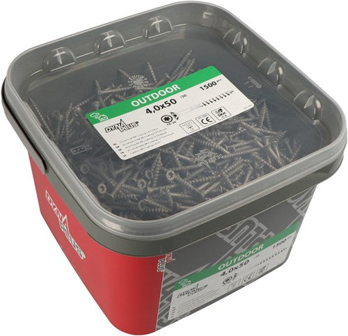Dynaplus unischroef spaanplaatschroef ar-coating platkop deeldraad torx tx25 4.5x70 35 | 700 stuks - 0289.14.34201