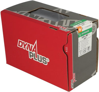 Vite uni Dynaplus vite per truciolare rivestimento AR testa piatta filettatura parziale torx tx25 5,0x90 45 | 200 pezzi - 0281.08.42501