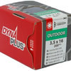 Vite uni Dynaplus vite per truciolato rivestimento AR testa piatta filettatura completa torx tx15 3,5x16 | 200 pezzi - 0281.08.16701