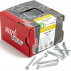 Vite uni Dynaplus vite per truciolare zincata parte a testa piatta filetto torx tx20 ​​​​4.0x40 24 | 200 pezzi - 0281.01.25602