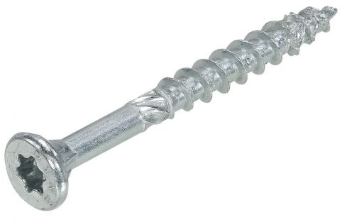 Vite uni Dynaplus vite per truciolare zincata parte a testa piatta filetto torx tx20 ​​​​4.0x40 24 | 500 pezzi - 0281.01.25604