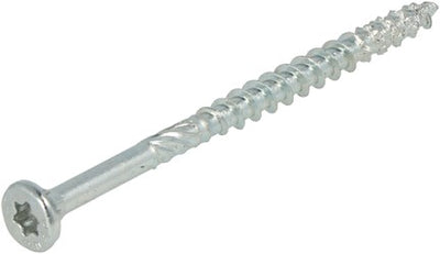 Tornillo uni dynaplus tornillo aglomerado pieza cabeza plana galvanizada rosca torx tx20 ​​4.0x60 35 | 200 piezas - 0281.01.26001