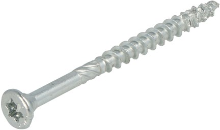 Vite Dynaplus Univite per truciolare zincata testa svasata parte filetto torx tx25 4,5x60 35 | 200 pezzi - 0281.01.34001