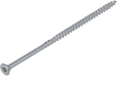 Vite a uni Dynaplus vite per truciolare zincata parte testa piatta filetto torx tx25 5,0x100 55 | 200 pezzi - 0281.01.42601