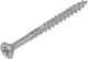 Dynaplus unischroef spaanplaatschroef verzinkt platkop deeldraad torx tx25 5.0x60 35 | 200 stuks - 0281.01.42001