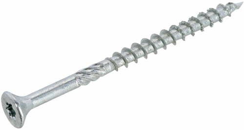Vite Dynaplus Univite per truciolare zincata testa svasata parte filetto torx tx25 5,0x80 42 | 500 pezzi - 0289.11.42401