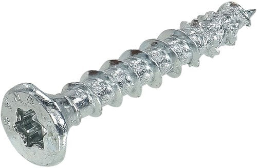 Tornillo para aglomerado Dynaplus uni tornillo galvanizado cabeza plana rosca completa torx tx10 3.0x16 | 200 piezas - 0281.01.12701