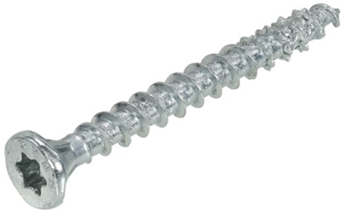 Vite per truciolare Dynaplus Uni Screw testa svasata zincata tutto filetto torx tx20 ​​​​4.0x40 | 500 pezzi - 0281.01.25603