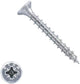 Vite per truciolare Dynaplus Uni Screw vz (zincata) pk (testa piatta) pz2 4.0x40 | 200 pezzi - 0280.01.25601