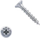 Vite per truciolare Dynaplus Uni Screw vz (zincata) pk (testa piatta) pz2 4,5x25 | 200 pezzi - 0280.01.33101