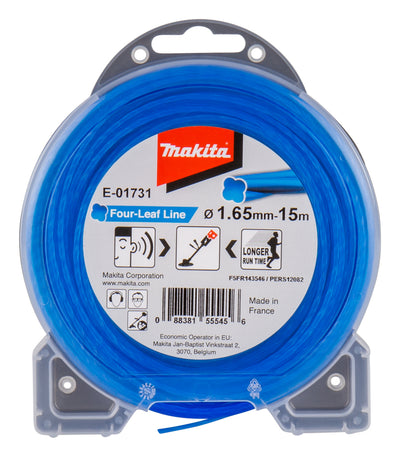 Accessori Makita e-01741 | filo di falciatura | 1,65x15 mt | blu - e-01731
