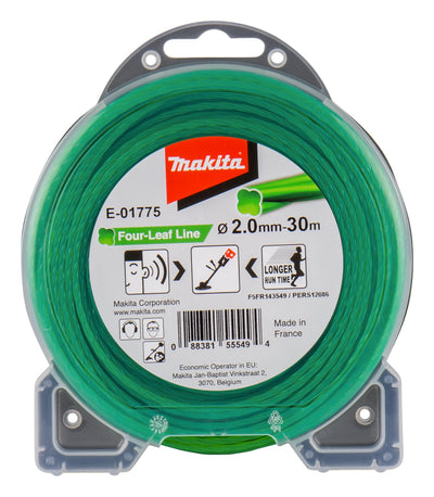 Accessori Makita e-01775 filo di falciatura per, tra gli altri, dur368 | 2mm, 30m - e-01775