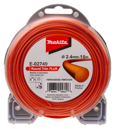 Accessori Makita filo falciante 2,4x15m rotondo - e-02749 e-02749