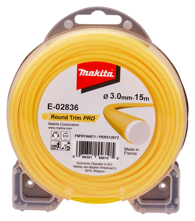 Accessori Makita filo falciante 3,0x15m rotondo - e-02836 e-02836