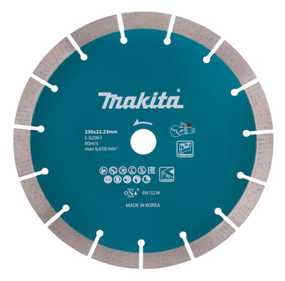 Accessori Makita disco diamantato segmento 230x22,23x2,4mm - e-02967 - e-02967
