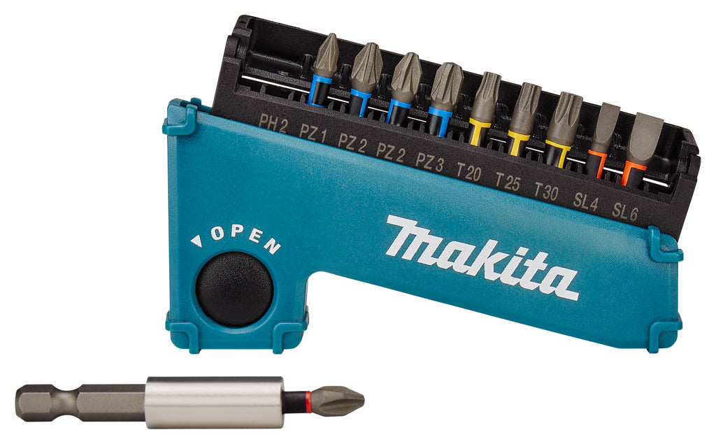Juego de puntas de destornillador de impacto Makita de 11 piezas xtt