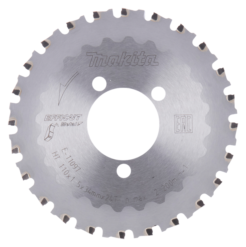 Accessori Makita lama per sega circolare per cemento armato | 110x34mm effetto 24t - e-11097 e-11097