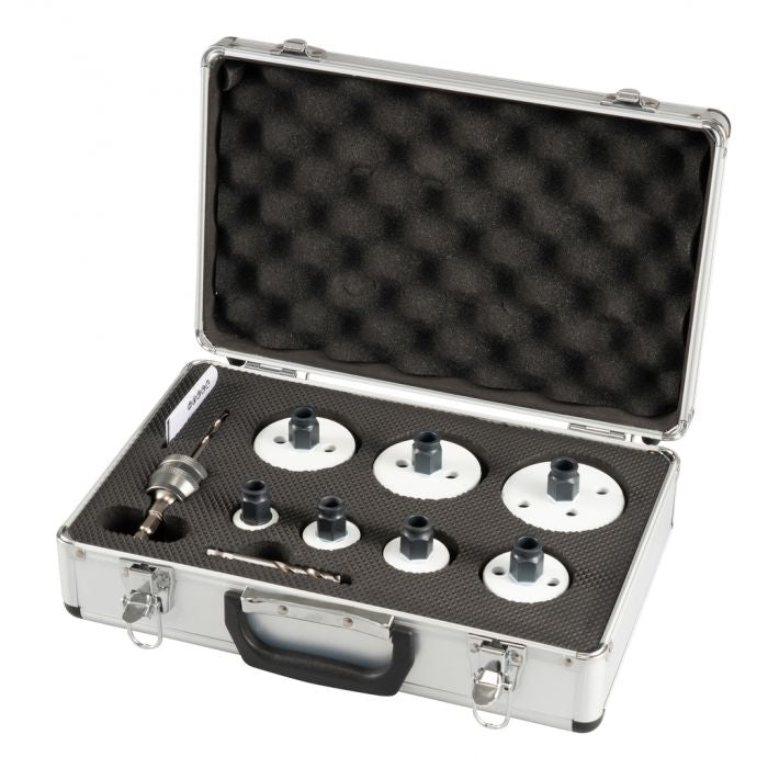 Set di seghe a tazza accessori Makita 9 pezzi ezy e-inst. e-12295 - e-12295