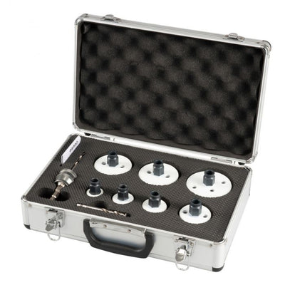 Set di seghe a tazza accessori Makita 9 pezzi ezy e-inst. e-12295 - e-12295