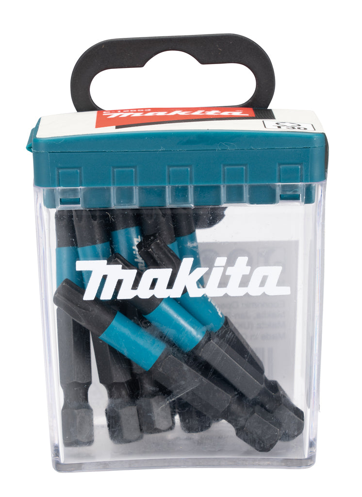 Accessori Imp Makita e-12675 punta per avvitatore a percussione | t30x50mm | xact nero | 10 pezzi - e-12675