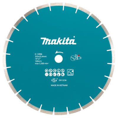 Accessori Makita e-12996 | disco diamantato | 355x2,8x25,4 mm - e-12996