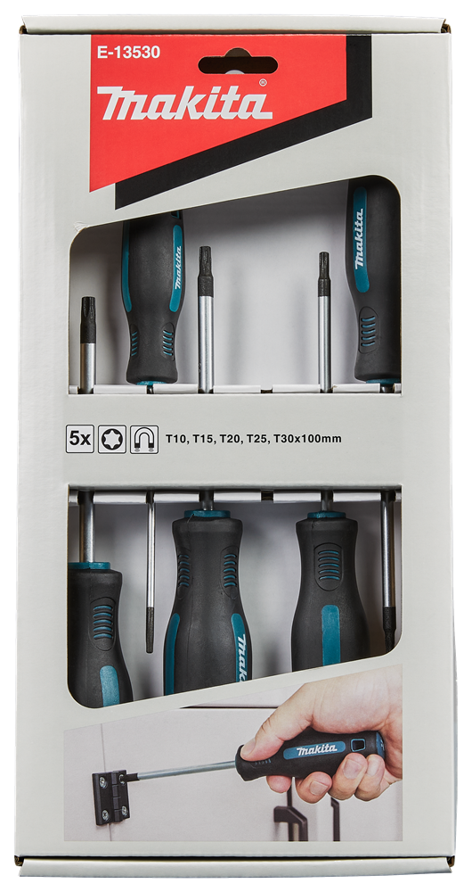 Accessori Makita set cacciaviti torx 5 pezzi - e-13530 - e-13530