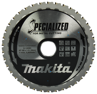 Accessori Makita lama per sega circolare in acciaio | specializzato 185x30x1,4 38t 0g - e-14283 e-14283