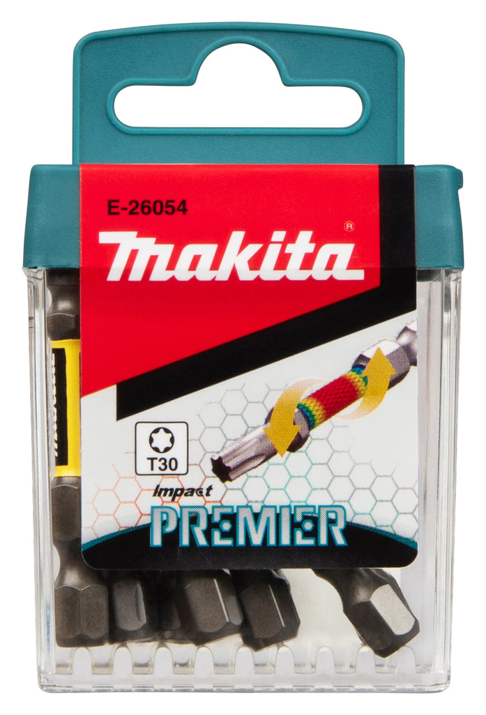 Accessori Imp Makita punte per avvitatore a percussione t30x50mm | agire primo ministro | 10 pezzi - e-26054