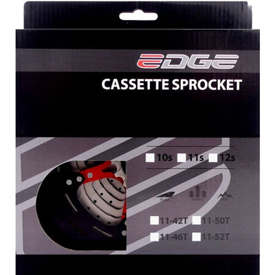 Edge cassette 11 speed csm9011 11-50t - zilver zwart